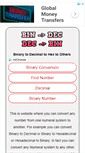 Mobile Screenshot of binarydecimal.com